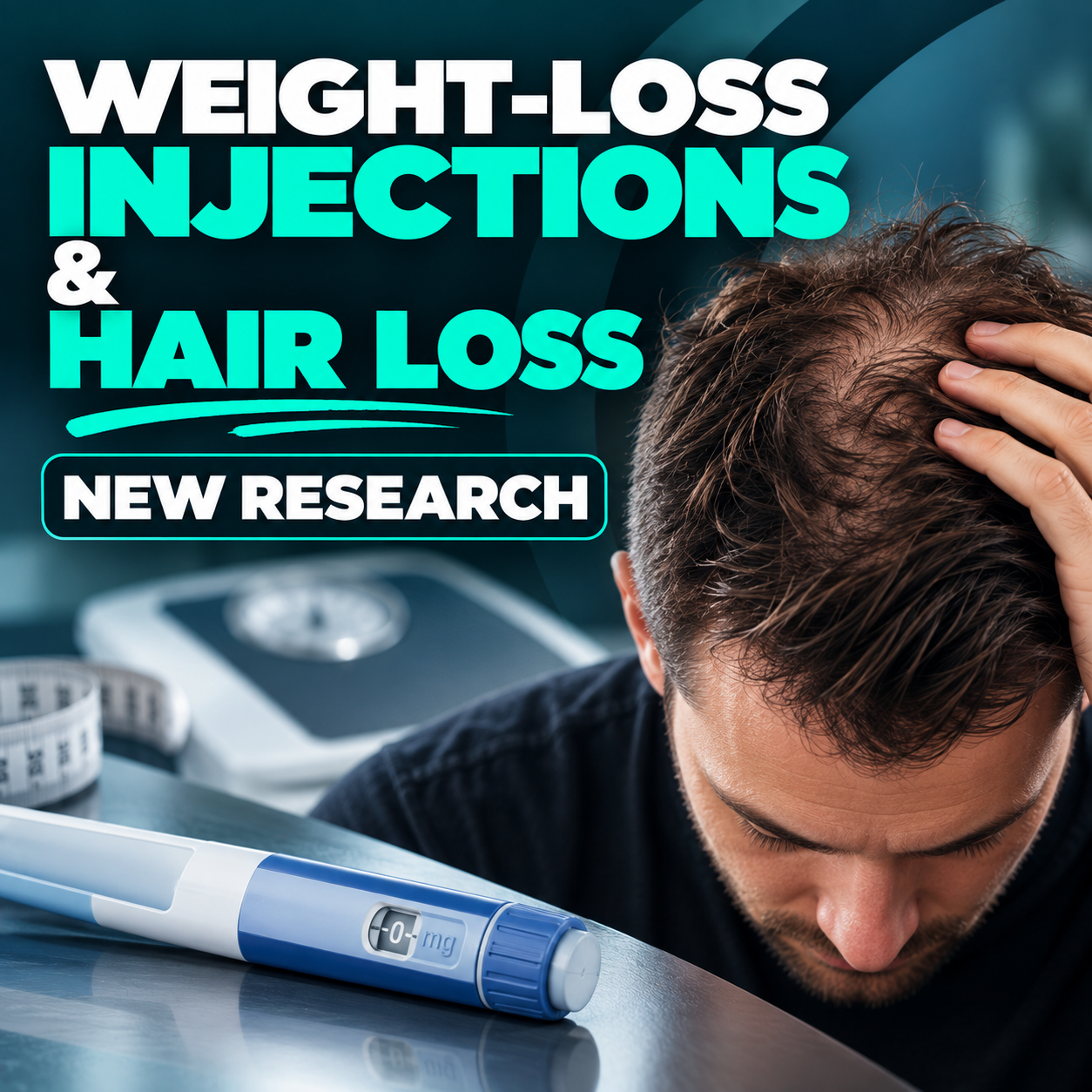 Weight-Loss Injections & Male Hair Loss: Is There Really a Link?