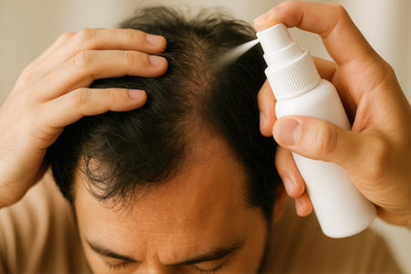 Collection of The Benefits of Minoxidil and How It Supports Hair Regrowth in a gallery layout